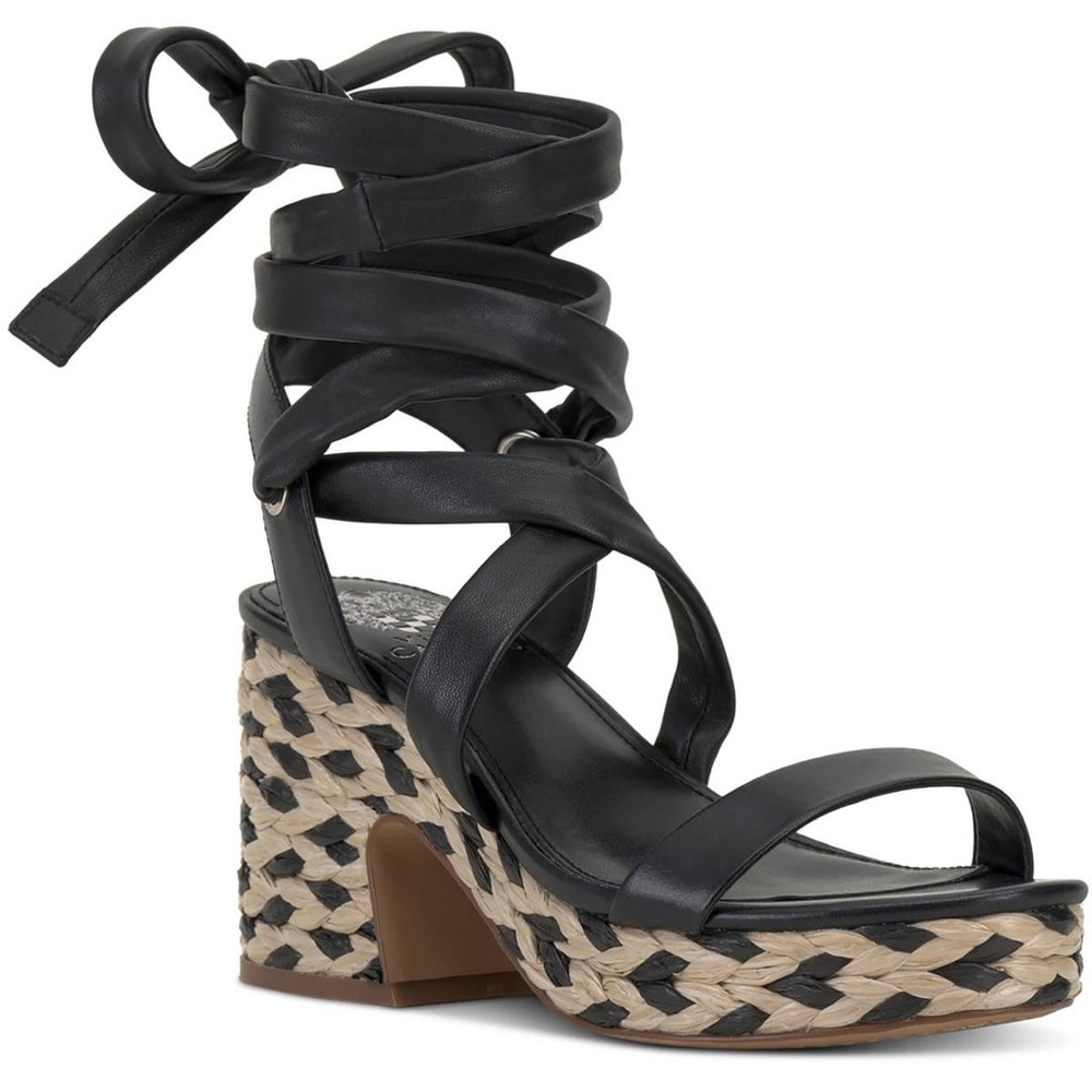 Vince Camuto Roreka Strappy Espadrille High Heel Platform Sandals Size 7.5